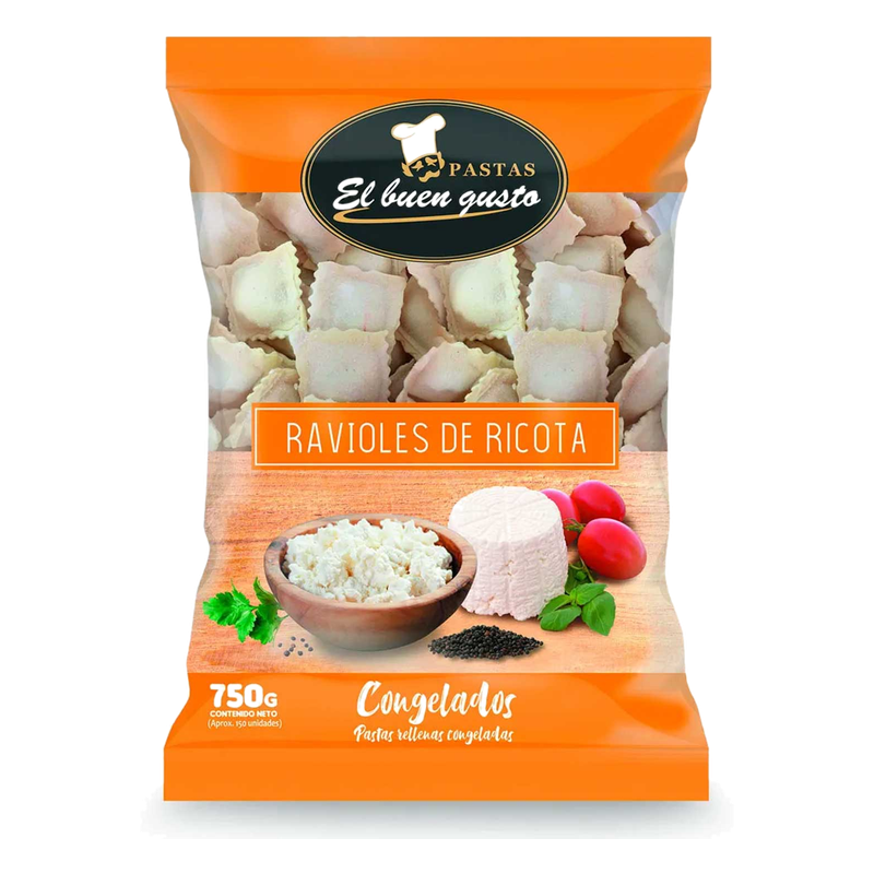 Ravioles El Buen Gusto De Ricota 750 G