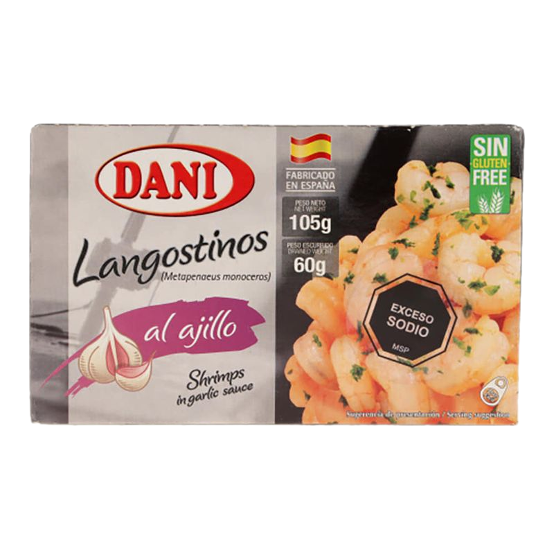 Langostinos Al Ajillo Dani 105 G