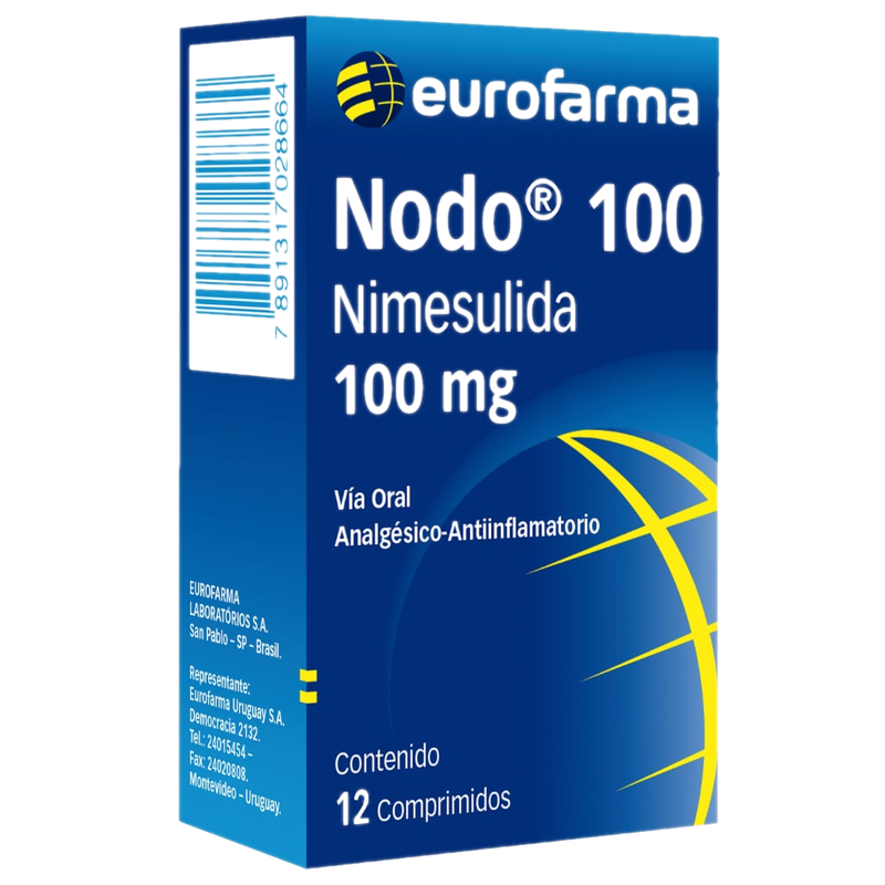 Nodo 100 Mg 12 Comprimidos