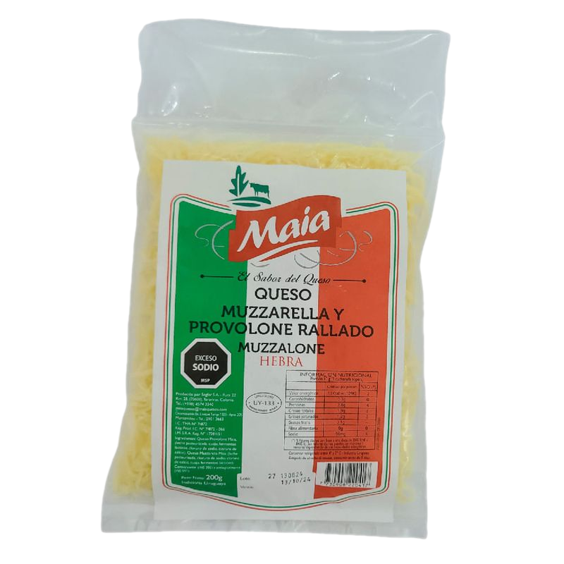 Queso Muzzalone Maia Rallado Hebra 200 G