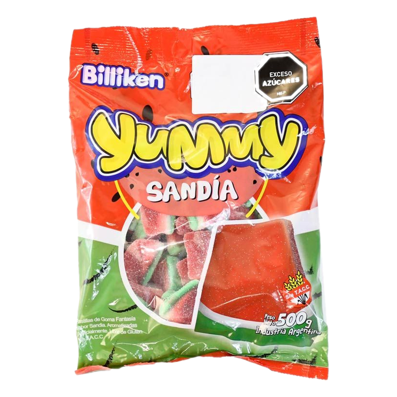 Gomitas De Sandía Billiken Yummy 500 G