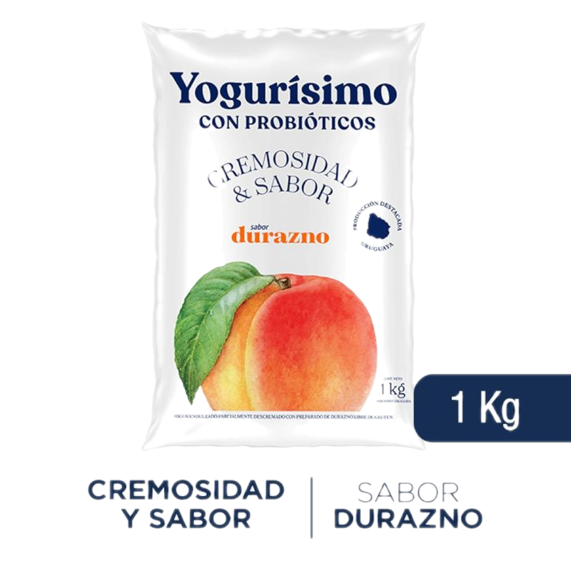 Yogur Yogurísimo Selección Durazno 1 Kg
