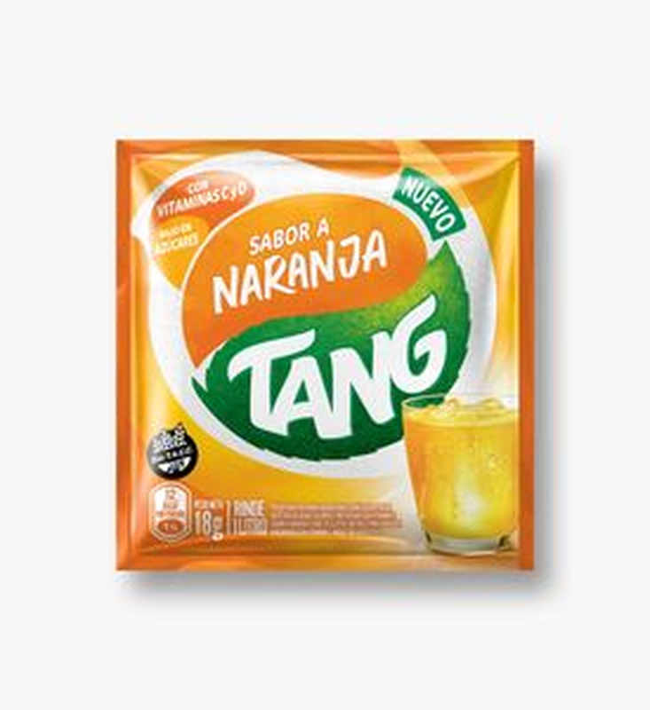 Refresco En Polvo Tang 18 G Naranja Vitc+d