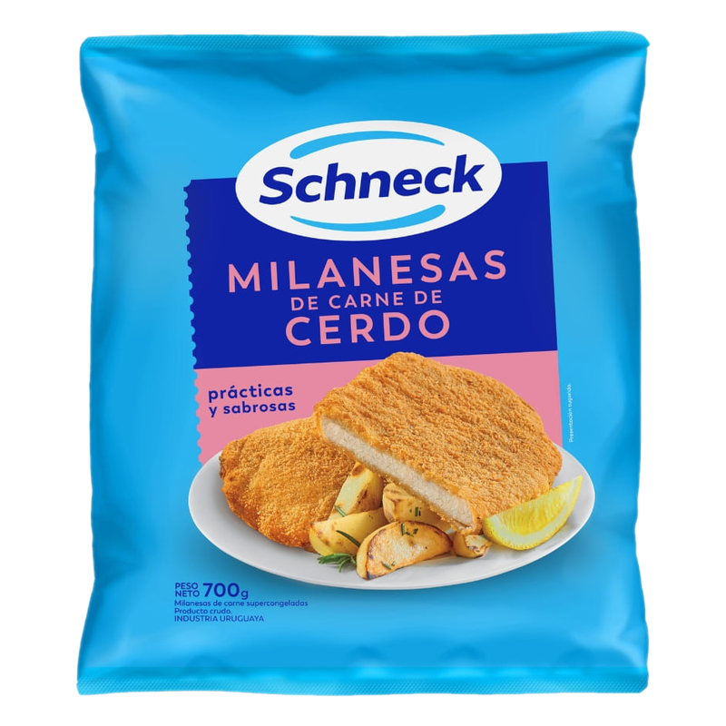 Milanesas De Cerdo Schneck 6 Unidades Kg