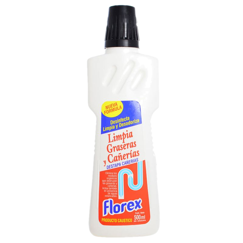 Limpia Brillamax Graseras Y Cañerías Florex 500 Ml