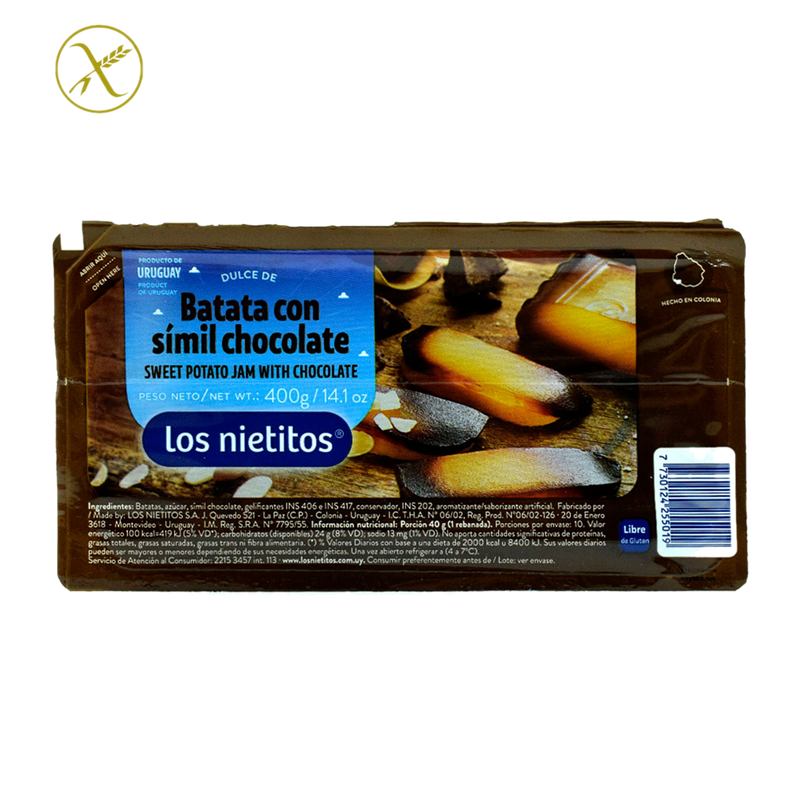 Dulce De Batata Con Chocolate Los Nietitos 400 G