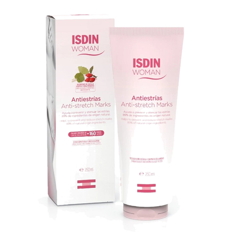 Crema Corporal Isdin Woman Antiestrías Potenciador De Elasticidad 250 Ml