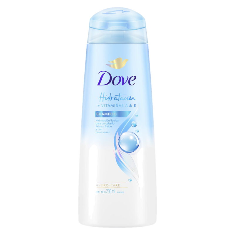 Shampoo Dove Hidratación 200 Ml.