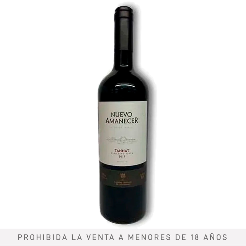 Vino Nuevo Amanecer Tinto Tannat De La Carolina 750 Ml