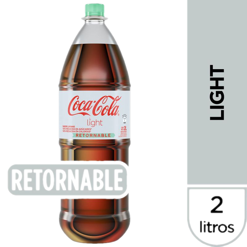 Refresco Coca Cola Light 2 L Retornable