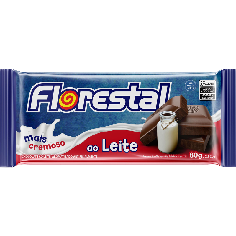 Chocolate Florestal Con Leche 80 G