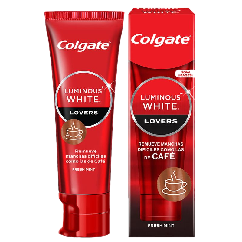 Pasta Dental Colgate Luminous White Lovers Café 70 G
