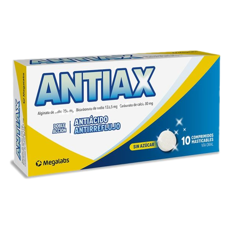 Antiax X 10 Comp Masticables