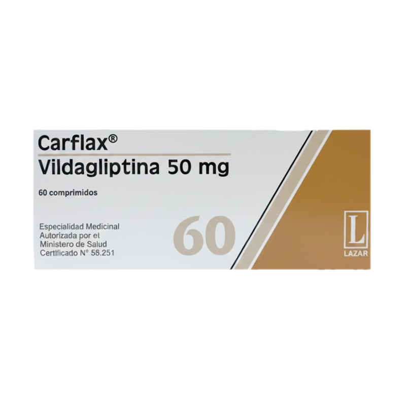 Carflax 50 Mg 60 Comprimidos
