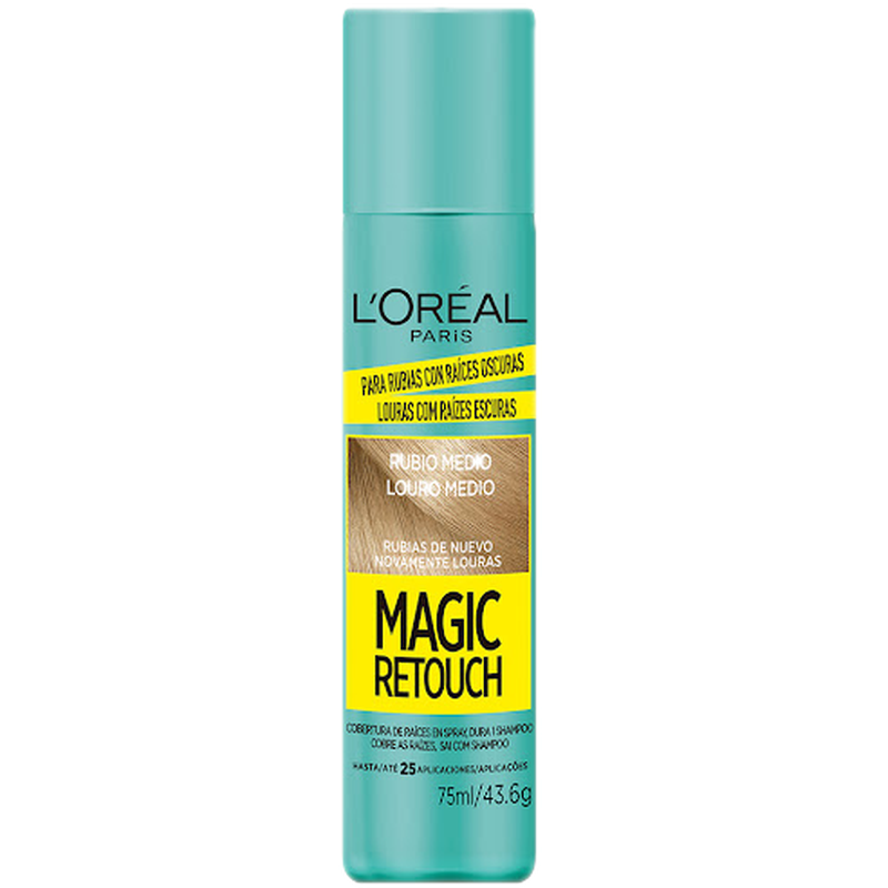 Tinte Spray Loreal Magic Retouch Rubio Oscuro 75 Ml