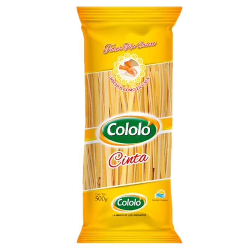 Fideos Cololo Natural Cintas Anchas 500 G
