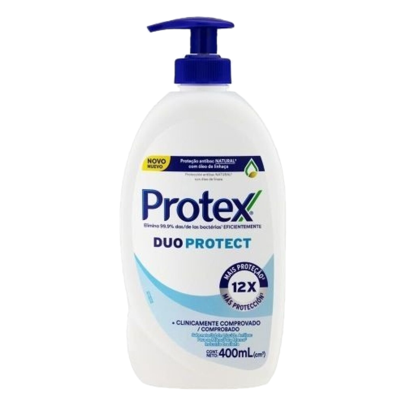 Jabón Líquido Duo Protect Protex 400 Ml.