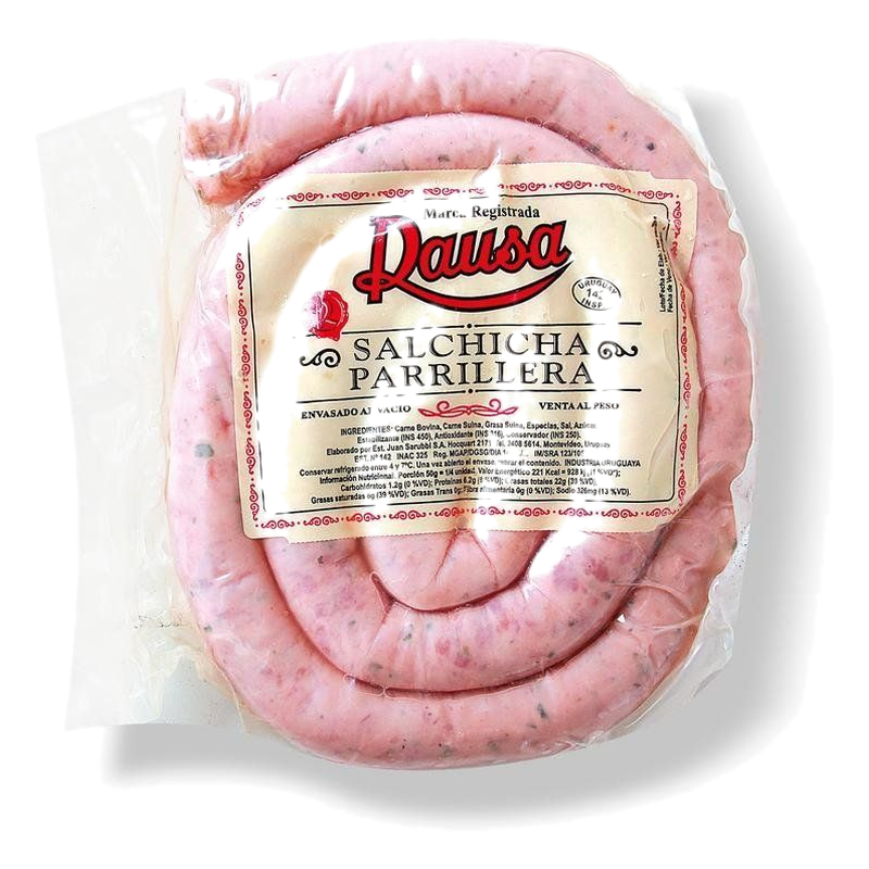 Salchicha Parrillera Rausa Envasada Al Vacío Kg