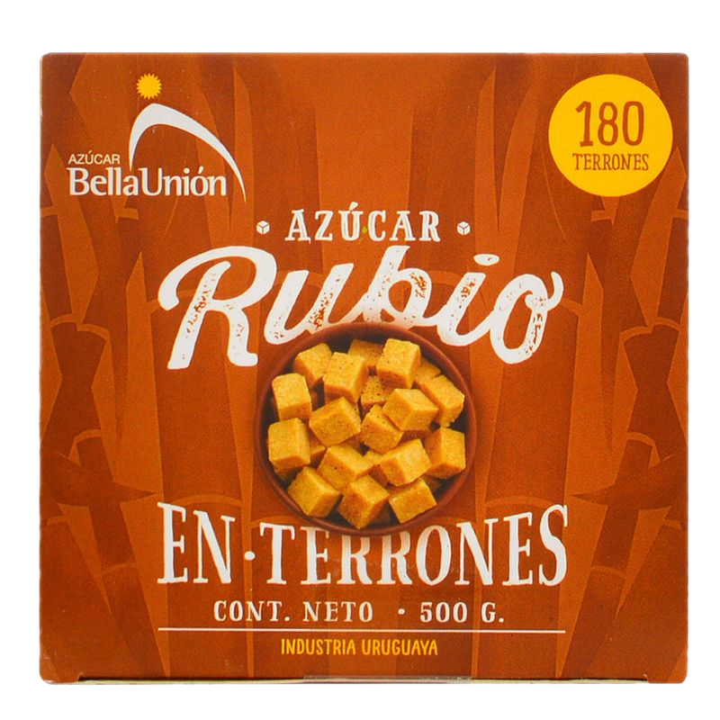 Azúcar Rubio Bella Unión 180 Terrones