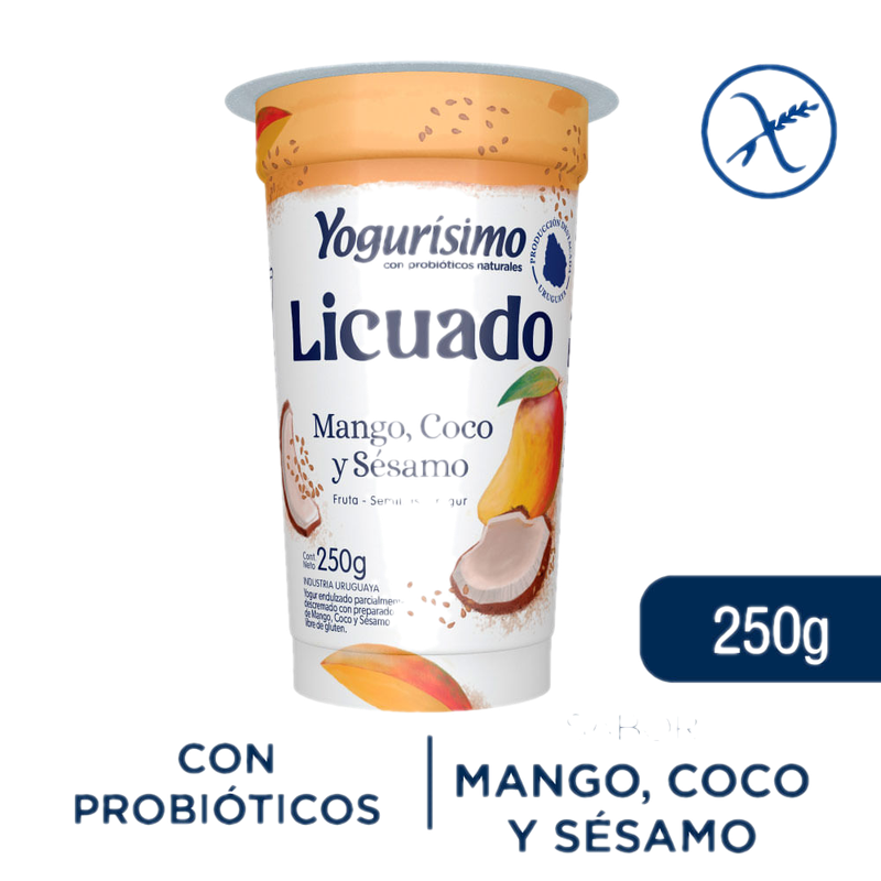 Yogurisimo Licuado Mango Coco Y Sesamo 250 Ml
