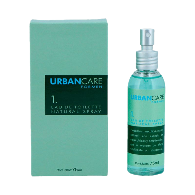 Eau De Toilette Urban Care For Men 75 Ml
