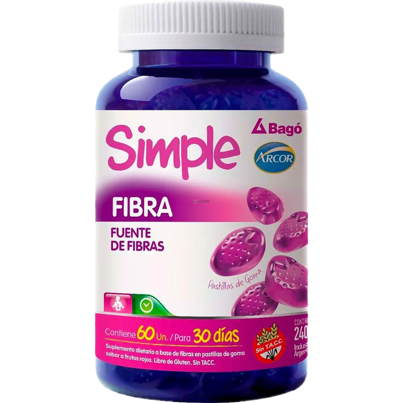 Suplemento Simple Fibra 60 Unidades