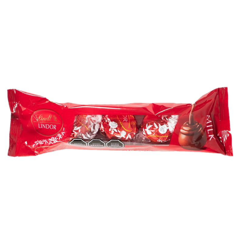 Bombones Lindt Lindor Leche 3 Unidades