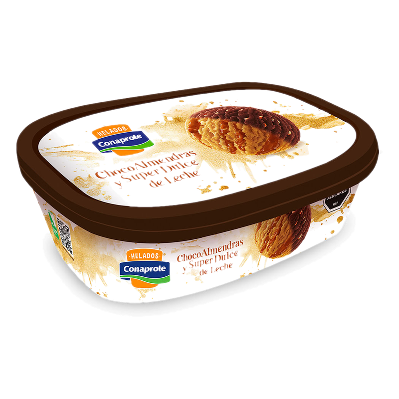 Helado Conaprole Choco Almendras Y Super Dulce De Leche 1 L