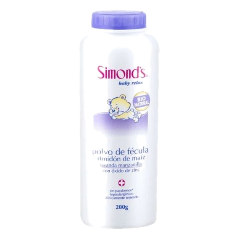 Talco Vegetal Simond's Lavanda Manzanilla 200 G