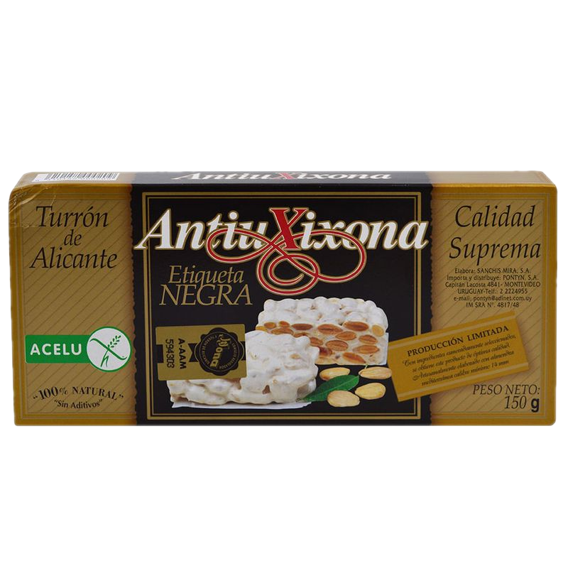 Turrón Alicante Antiu Xixona 150 G