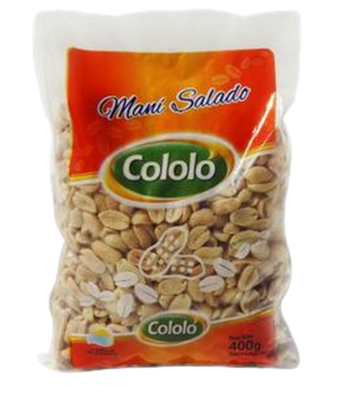 Mani Sin Sal Cololo 400 G.