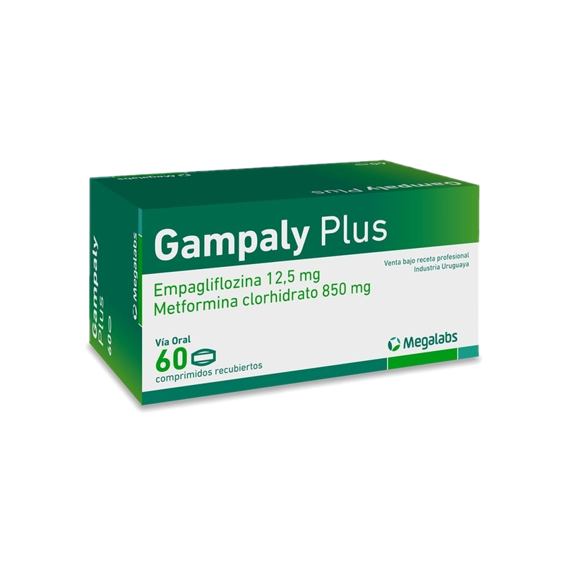 Gampaly Plus 12.5 Mg/ 850 Mg 60 Comprimidos Recubiertos
