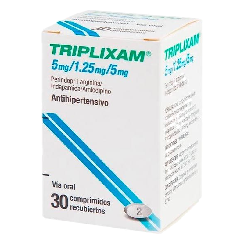 Triplixam 5/1.25/5 Mg X 30 Comp