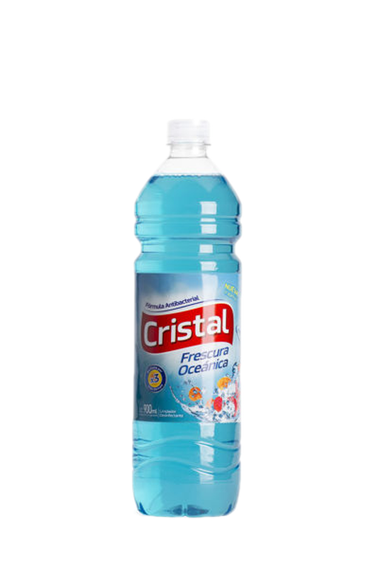 Cristal Limpiador Liquido Frescura Ocean 900 Ml