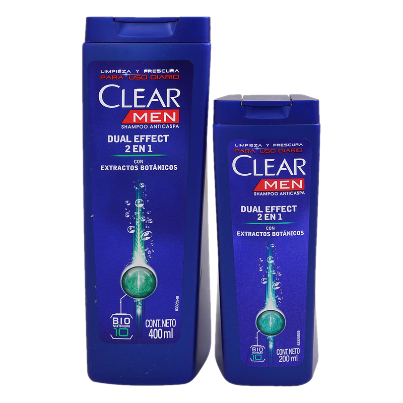 Shampoo Clear Men 400 Ml + Shampoo 200 Ml De Regalo