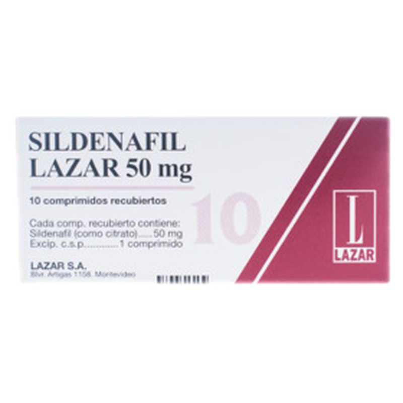 Sildenafil Lazar Masticable 50 Mg [10 Comp.]