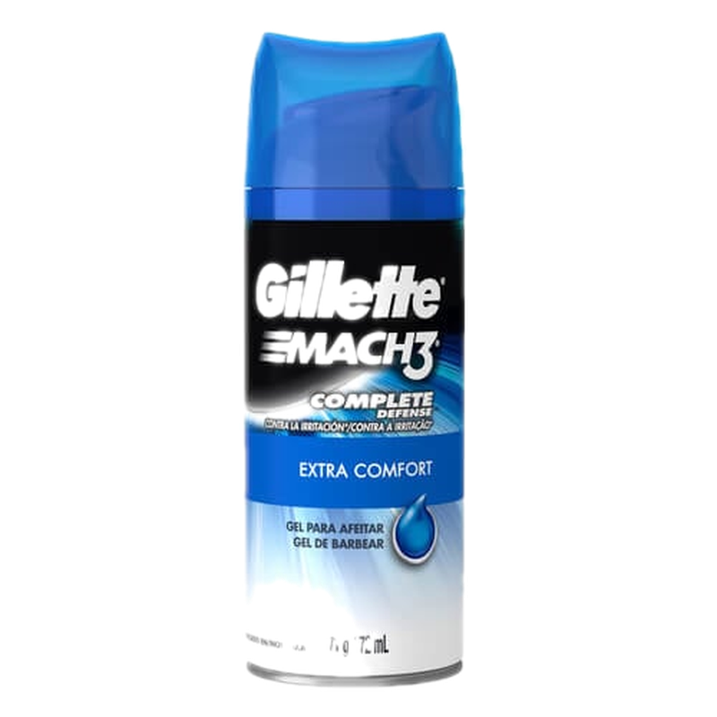 Gel Para Afeitar Gillette Mach3 Complete Defense Extra Comfort 72 Ml