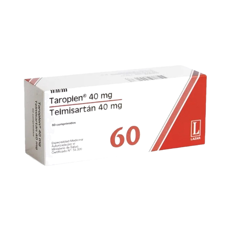 Taroplen 40 Mg 60 Comprimidos