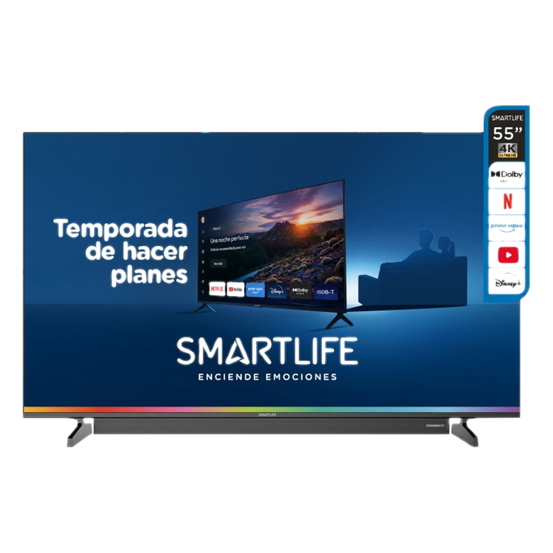 Smart Tv Smartlife Qled 55" Uhd 4k