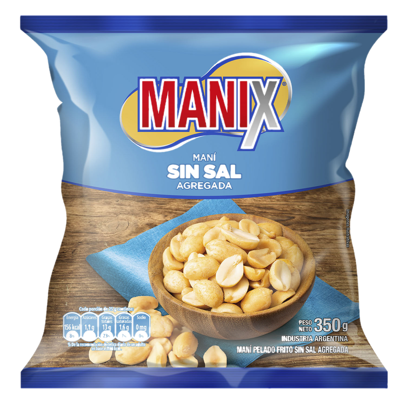 Mani Manix Sin Sal 370 G