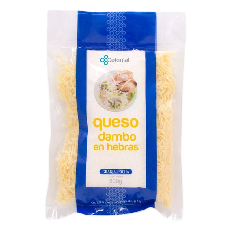 Queso Dambo En Hebras Colonial 500 G