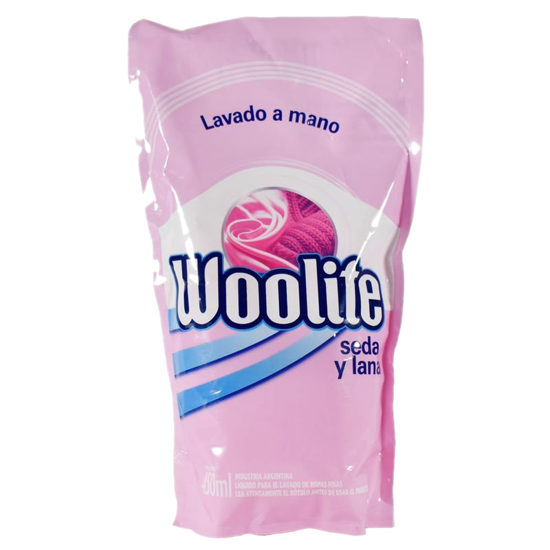 Detergente Woolite Lavado A Mano Seda Y Lana 450 Ml