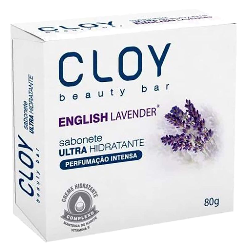 Jabón Cloy Caja Individual 80 G Lavanda Inglesa