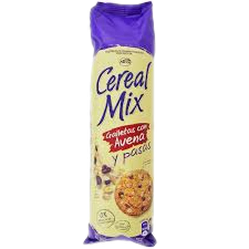 Galletas Arcor Cereal Mix Avena Y Pasas 180 G.
