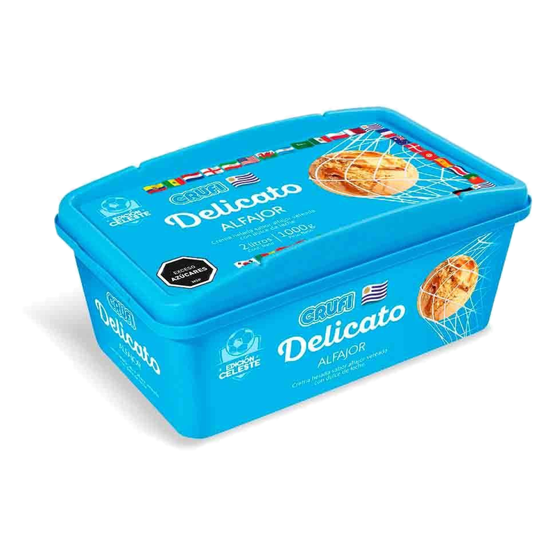 Helado Delicato Alfajor Crufi 2 L