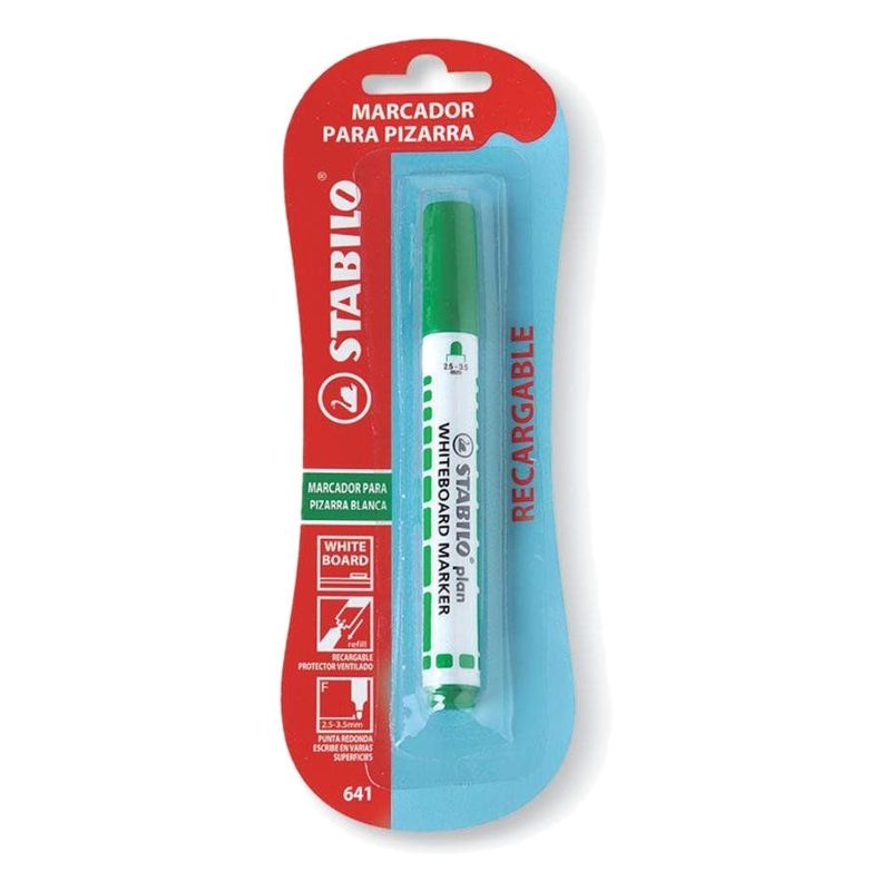 Marcador Stabilo Para Pizarra Verde X 1 Unidad