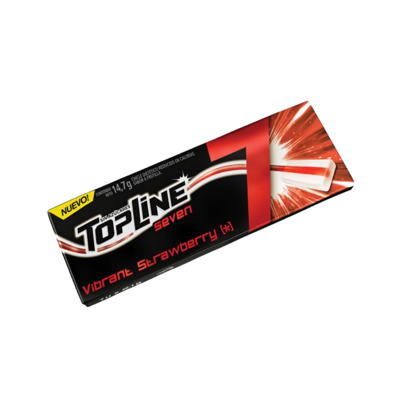 Chicles Topline Seven Frutilla 14.7 G