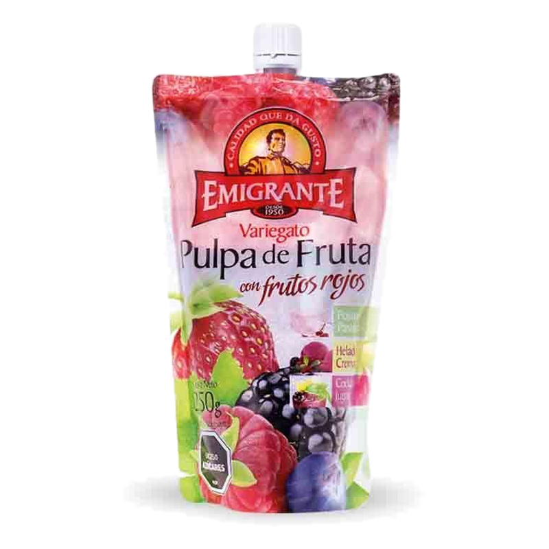 Pulpa De Fruta Emigrante Frutos Rojos 250 G