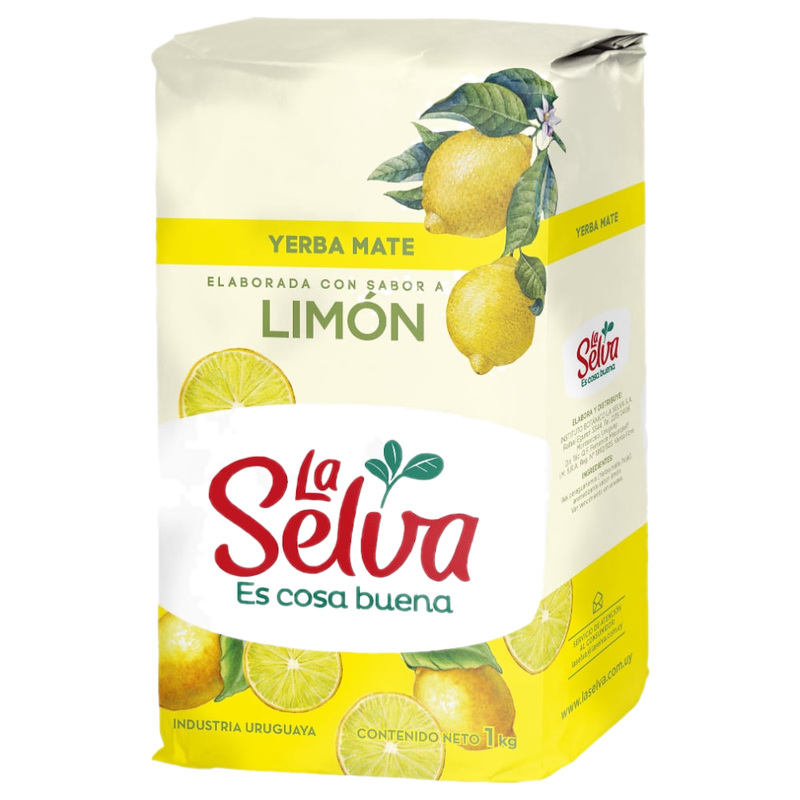 Yerba La Selva Sabor Limón 1 Kg