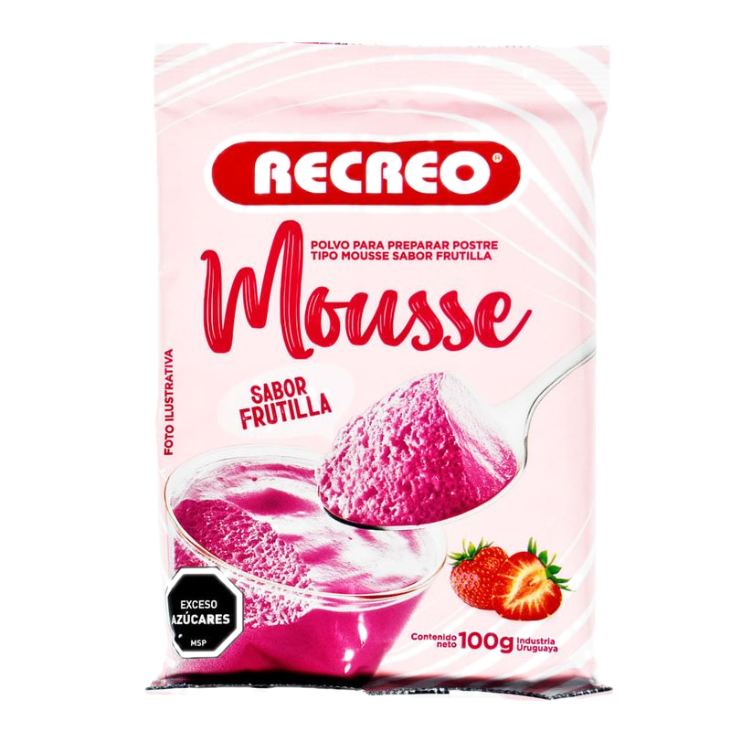 Mousse Frutilla Recreo 100 G